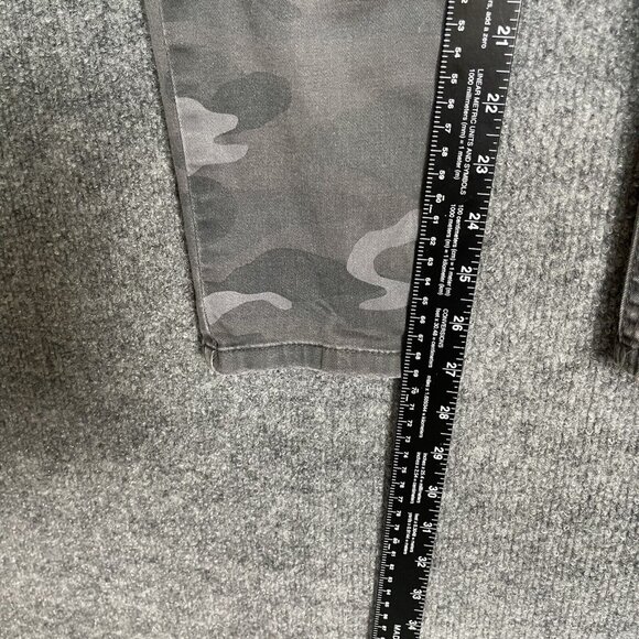 Democracy Pants Womens 8 Grey Camouflage Ab Solution Slimming Panel Skinny - Picture 8 of 16